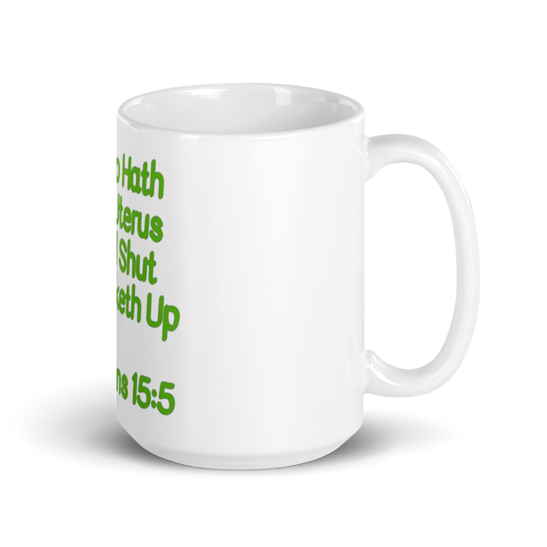 Ovarians 15:5 White Glossy Mug